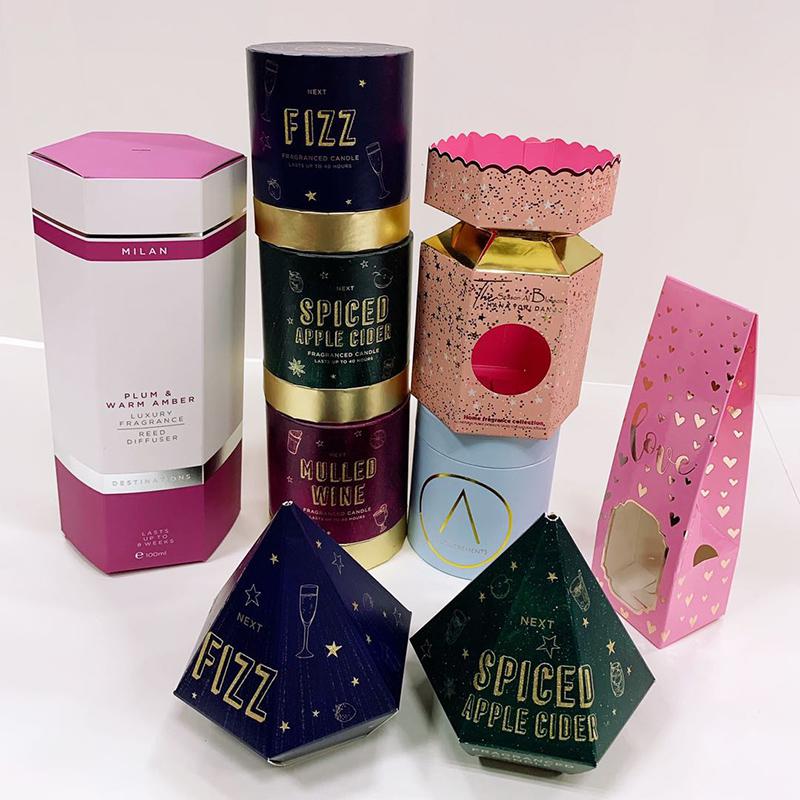 广州化妆品包装盒、异形包装盒、异形礼盒、异形纸盒定制印刷